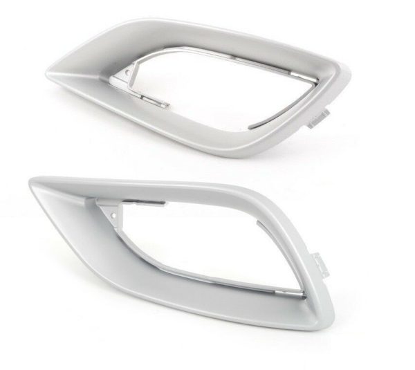 NEW GENUINE MERCEDES BENZ R W251 FRONT BUMPER FOG LIGHT COVER TRIM PAIR SET