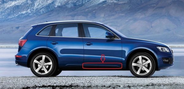 NEW GENUINE AUDI Q5 2009-2016 FRONT DOOR LOWER MOULDING TRIM PRIMED RIGHT O/S 8R0853960EGRU - Image 4