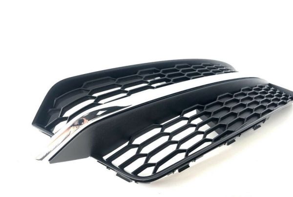 NEW GENUINE AUDI A6 15-18 S-LINE O/S RIGHT BUMPER GRILL FOG LIGHT SURROUND 4G0807648B9B9