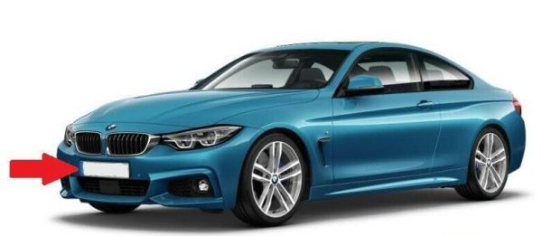 NEW GENUINE BMW 4 SERIES F32 F33 F36 M SPORT FRONT BUMPER NUMBER PLATE HOLDER 51138054576 - Image 3