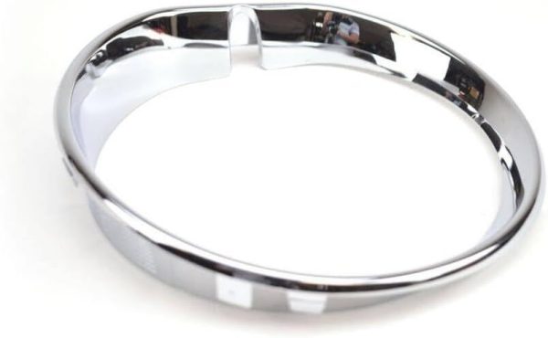 NEW MINI GENUINE COUNTRYMAN F60 FRONT BUMPER FOG LIGHT CHROME TRIM RING SET - Image 5