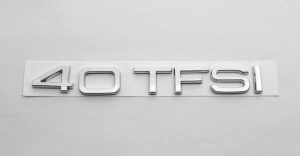 NEW GENUINE AUDI Q3 Q5 Q7 A8 S8 REAR 40 TFSI EMBLEM BADGE CHROME 8U0853744A