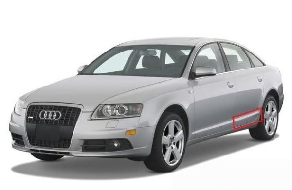 NEW GENUINE AUDI A6 S6 RS6 05-11 LEFT REAR DOOR LOWER DOOR TRIM COVER PRIMED 4F0853969MGRU - Image 3