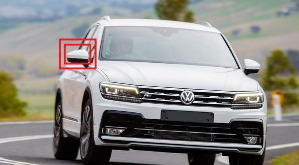 NEW GENUINE VW TIGUAN 17-18 O/S RIGHT DOOR MIRROR CAP TRIM PRIMED 5NN857538GRU - Image 4