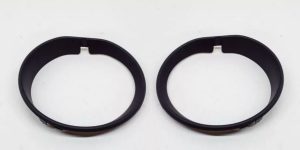 NEW GENUINE MINI F60 COUNTRYMAN 2016 - 2018 BLACK FRONT FOG LIGHT TRIM RING SET