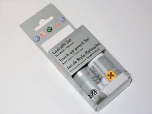 AUDI VW SEAT SKODA NEW GENUINE CUVEESILBER METALLIC X1Y TOUCH UP PAINT SET LST0M2X1Y