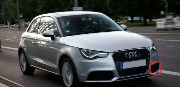 AUDI NEW GENUINE A1 12-14  FRONT BUMPER FOG LIGHT GRILL N/S LEFT 8X080768101C - Image 3