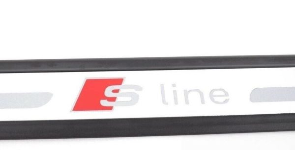 NEW GENUINE AUDI A1 2012-2014 S LINE FRONT DOOR ENTRY SILL STRIP LEFT N/S 8X4853373B9B9 - Image 3
