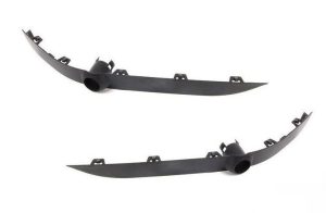 BMW NEW GENUINE X5 SERIES E53 FRONT BUMPER LATERAL COVER TRIM WITH PDC PAIR SET