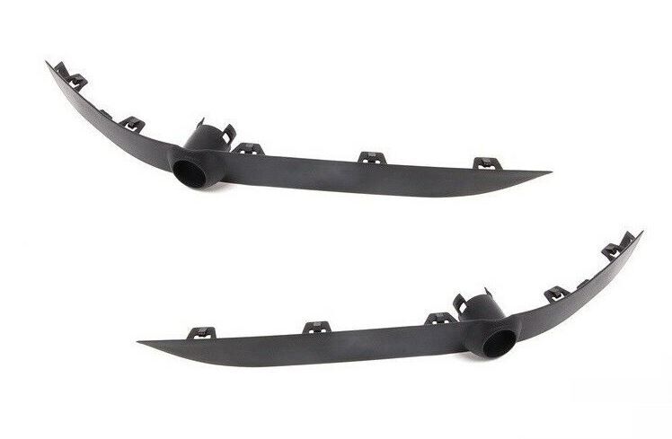 BMW NEW GENUINE X5 SERIES E53 FRONT BUMPER LATERAL COVER TRIM WITH PDC PAIR SET