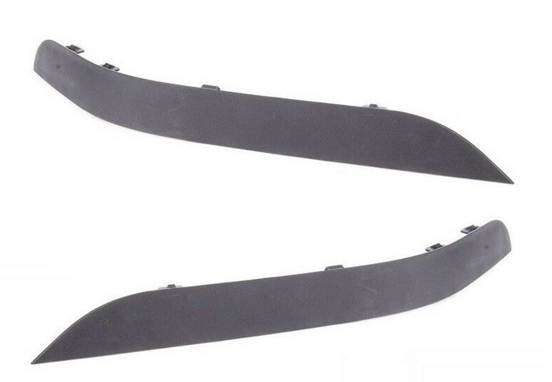 BMW NEW GENUINE X5 SERIES E53 FRONT BUMPER LATERAL COVER TRIM PAIR SET 2 PCS