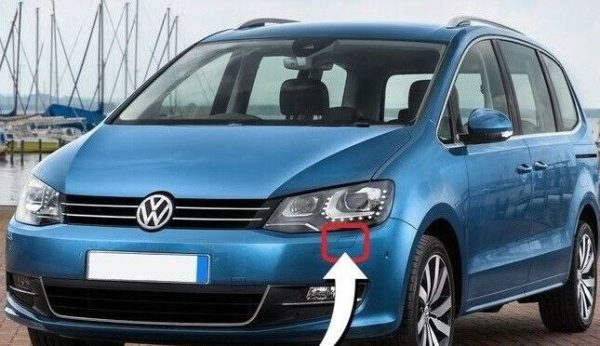 NEW GENUINE VW SHARAN MK 2 LEFT N/S HEADLIGHT WASHER CAP PRIMED 7N0807937A GRU - Image 3