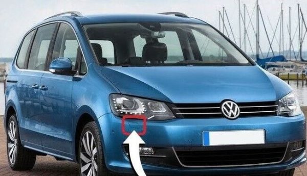 NEW GENUINE VW SHARAN MK 2 RIGHT O/S HEADLIGHT WASHER CAP PRIMED 7N0807938A GRU - Image 3