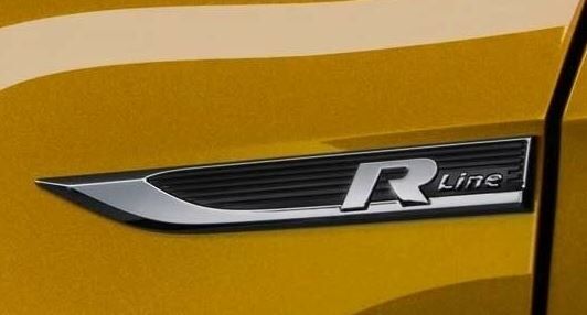 NEW GENUINE VOLKSWAGEN GOLF VII MK7 FACELIFT R LINE FENDER EMBLEM RIGHT SIDE 5G0853688APFOD - Image 2