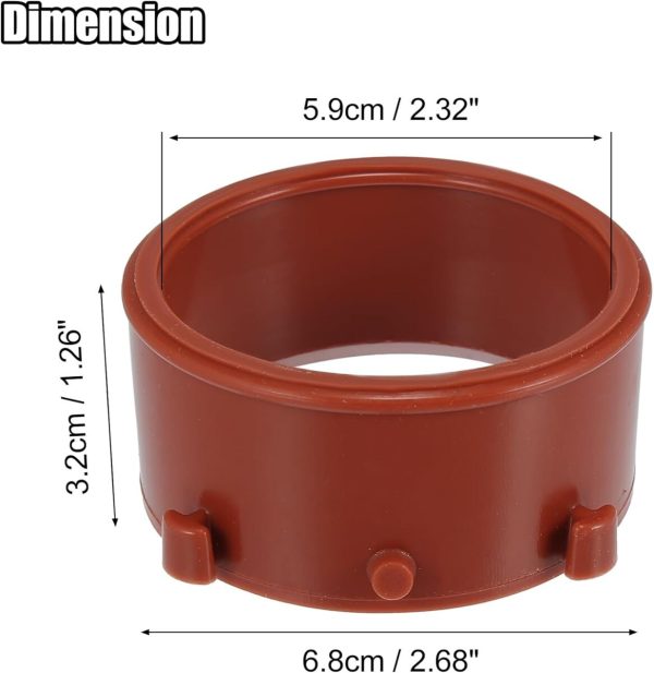 NEW GENUINE MERCEDES BENZ MB OM642 RED TURBO INTAKE SEAL 300 350 CDI A6420940180 - Image 5