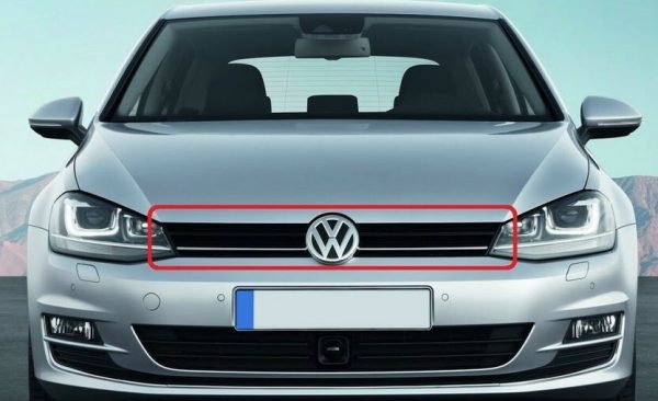 NEW GENUINE VW GOLF MK7 2014-2018 FRONT UPPER CENTER GRILL BLACK 5GM853651BZLL - Image 5