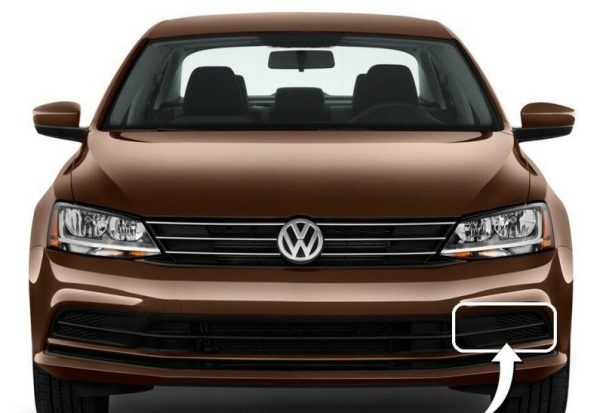 NEW GENUINE VW JETTA MK6 LEFT N/S FOG LIGHT BLACK COVER GRILL 5C6853665H9B9 - Image 3