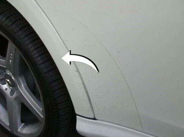 NEW GENUINE MERCEDES BENZ CLS CLASS W219 REAR FENDER PROTECTIVE FOIL RIGHT O/S A2196980878 - Image 3