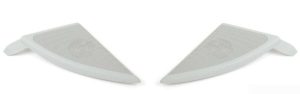 NEW GENUINE MERCEDES BENZ MB C W203 TWEETER COVER GRAY SET PAIR L+R O/S N/S