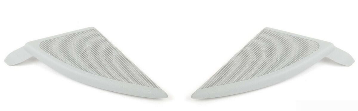 NEW GENUINE MERCEDES BENZ MB C W203 TWEETER COVER GRAY SET PAIR L+R O/S N/S