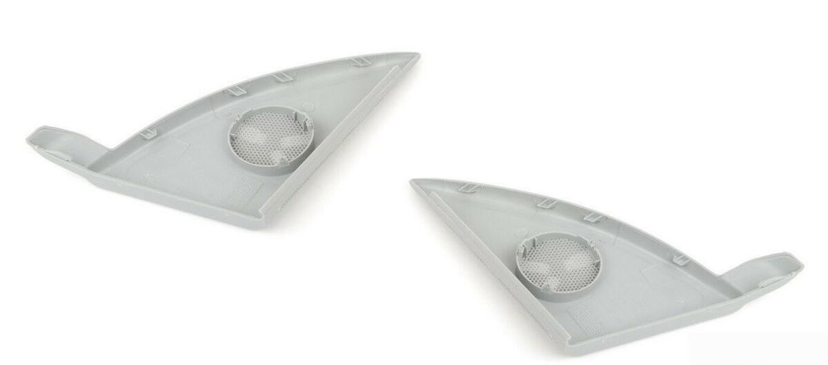 NEW GENUINE MERCEDES BENZ MB C W203 TWEETER COVER GRAY SET PAIR L+R O/S N/S - Image 3
