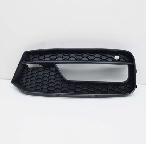 NEW GENUINE AUDI A1 2015-2018 N/S LEFT BUMPER FOG LIGHT GRILL SURROUND BLACK 8XA807681C9B9