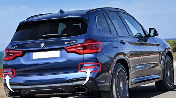 BMW NEW GENUINE X3 SERIES G01 M SPORT REAR BUMPER REFLECTOR PAIR SET LEFT RIGHT - Image 3