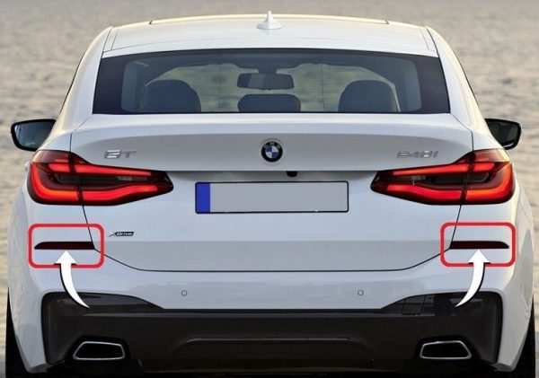 BMW NEW GENUINE 6 SERIES G32 GT REAR BUMPER REFLECTOR PAIR SET 63147391647 + 63147391648 - Image 3