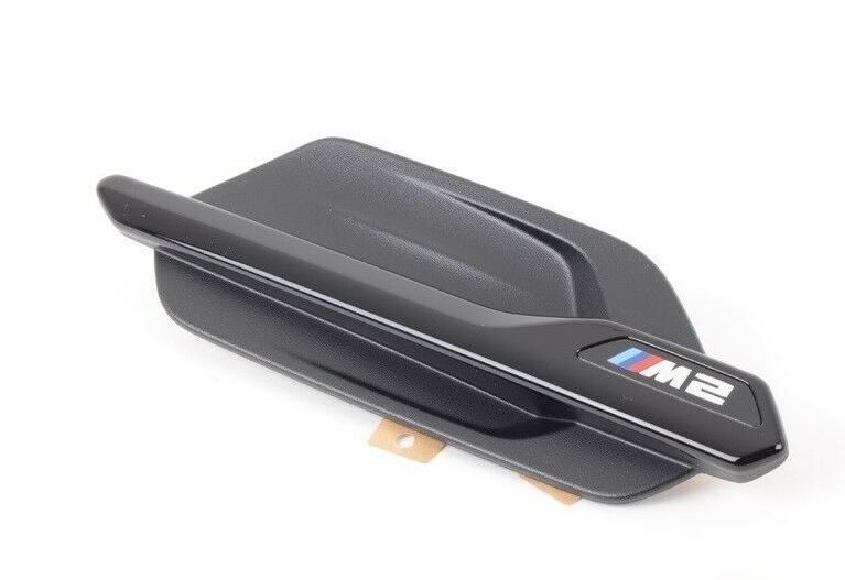 BMW NEW GENUINE 2 SERIES M2 F87 M PERFORMANCE GLOSS BLACK FENDER GRILL PAIR SET - Image 3