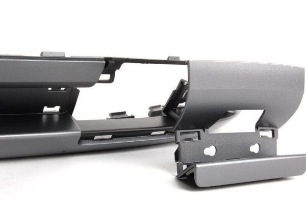 NEW GENUINE AUDI A3 09-13 S-LINE REAR BUMPER DIFFUSER TRIM DOUBLE PIPE GREY 8P0807434F1RR - Image 3