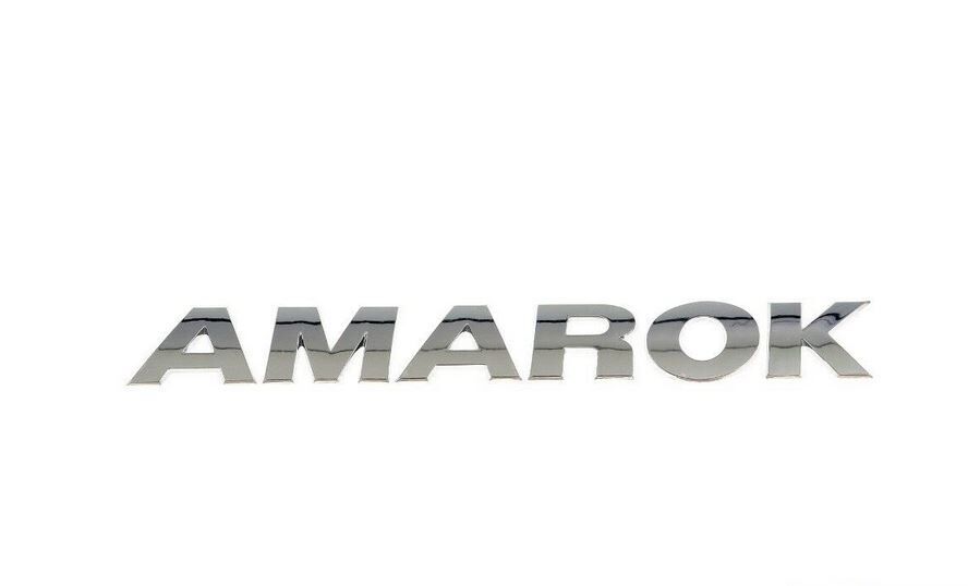 NEW GENUINE VW AMAROK 10-17 REAR TRUNG AMAROK LETTERING EMBLEM BADGE CHROME 2H5853687739