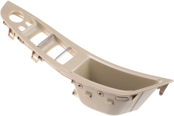 BMW NEW GENUINE 5 SERIES F10 F11 INTERIOR DOOR HANDLE RIGHT BEIGE RHD 51417225876