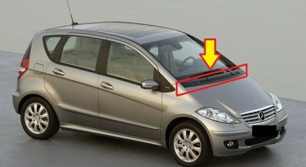 NEW GENUINE MERCEDES BENZ MB A CLASS W169 FRONT WATER DRAIN COVER SET - Image 3