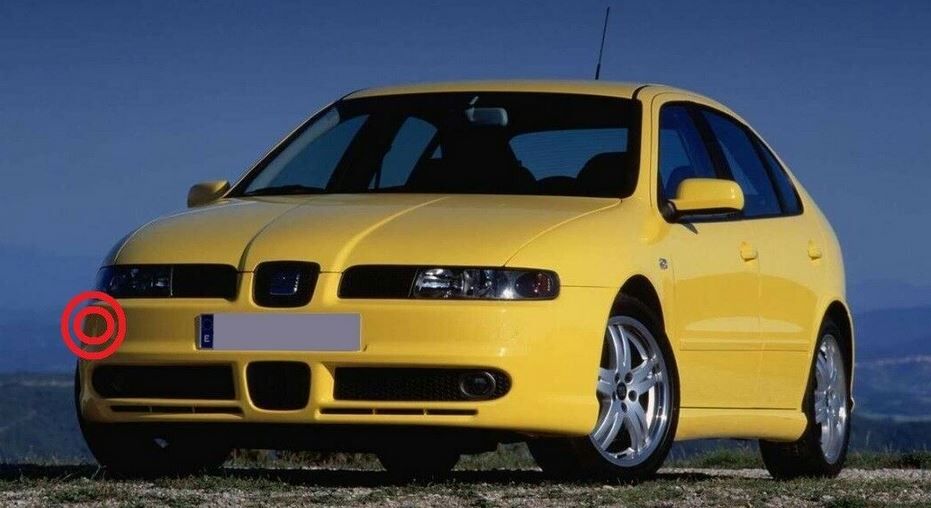 NEW GENUINE SEAT LEON 00-06 CUPRA TOP SPORT FRONT RIGHT O/S TOW HOOK EYE COVER 1M6807450BGRU - Image 2