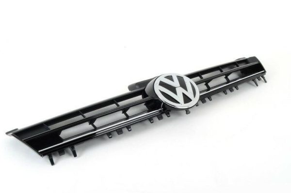 NEW GENUINE VW GOLF MK7 2014-2018 FRONT UPPER CENTER GRILL BLACK 5GM853651BZLL