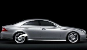 NEW GENUINE MERCEDES BENZ MB CLS CLASS W219 REAR DOOR PROTECTIVE FOIL RIGHT O/S A2196981078