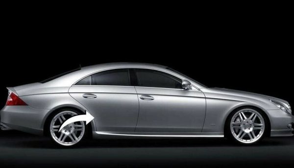NEW GENUINE MERCEDES BENZ MB CLS CLASS W219 REAR DOOR PROTECTIVE FOIL RIGHT O/S A2196981078