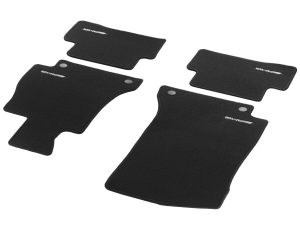 NEW GENUINE MERCEDES MB C W205 SALOON ESTATE AMG BLACK VELOUR CARPET MAT SET RHD