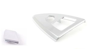 BMW NEW GENUINE F10 F11 LCI CENTER CONSOLE LOCK CHROME COVER WITH BUTTON RHD