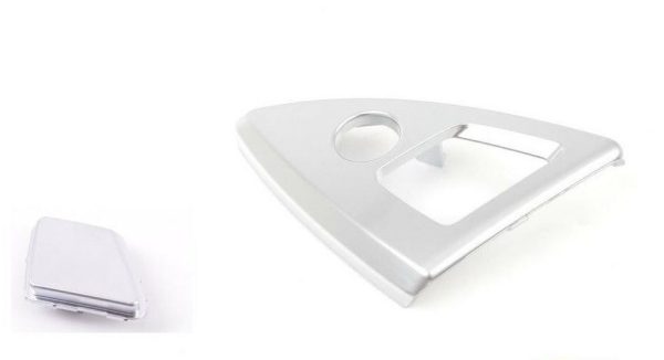 BMW NEW GENUINE F10 F11 LCI CENTER CONSOLE LOCK CHROME COVER WITH BUTTON RHD