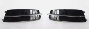 NEW GENUINE AUDI A6 15-18 S-LINE LEFT RIGHT BUMPER GRILL FOG LIGHT SURROUND SET