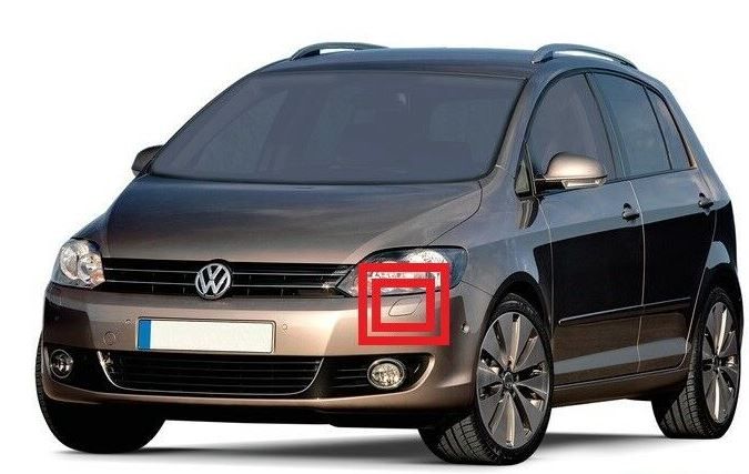 NEW GENUINE VW GOLF PLUS MK6 09-14 FRONT HEADLIGHT WASHER COVER CAP LEFT N/S 5M0955109HGRU - Image 3