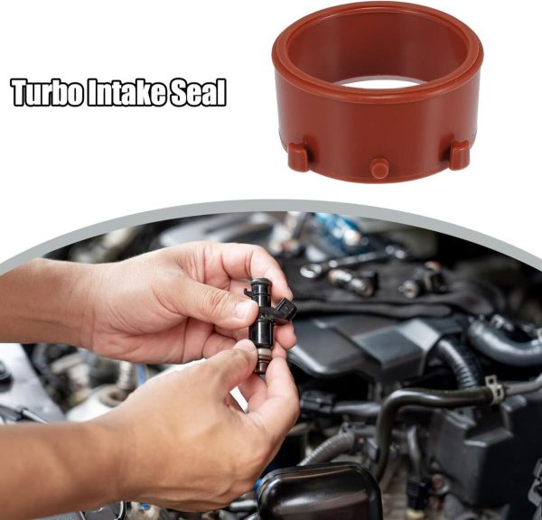 NEW GENUINE MERCEDES BENZ MB OM642 RED TURBO INTAKE SEAL 300 350 CDI A6420940180 - Image 3