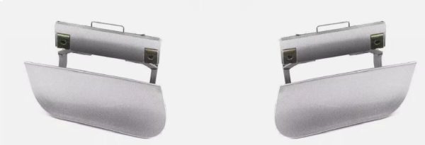 NEW GENUINE MERCEDES MB A W176 AMG HEADLIGHT WASHER CAP COVER PRIMED PAIR L+R
