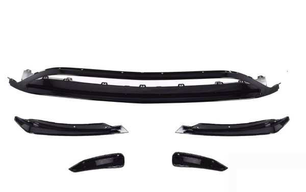 NEW GENUINE MERCEDES MB W176 A45 AMG FRONT BUMPER LIP AERODYNAMIC SPOILER SET