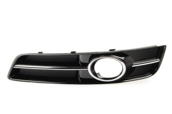 NEW GENUINE AUDI A3 09-13 N/S LEFT BUMPER FOG LIGHT CHROME GRILL 8P0807681AA T94