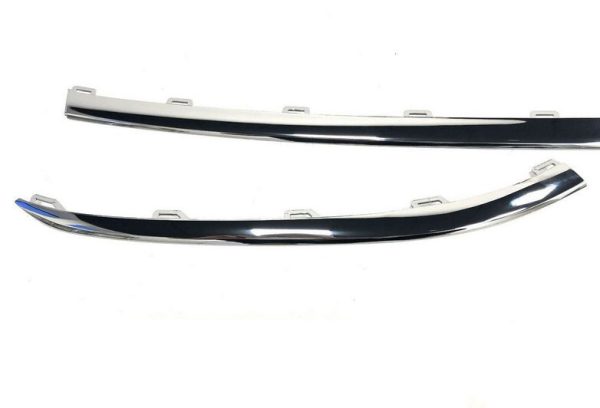 NEW GENUINE VW GOLF R-LINE MK7 13-17 LOWER CHROME TRIM AND FOG LIGHT GRILL SET - Image 3