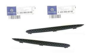 NEW GENUINE MERCEDES MB C W205 ESTATE AMG REAR BUMPER SIDE COVER GRILL SET L+R