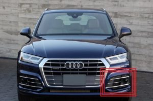 NEW GENUINE AUDI SQ5 17-18 N/S LEFT AIR INTAKE GUIDE BUMPER GRILL 80A807679PRU6