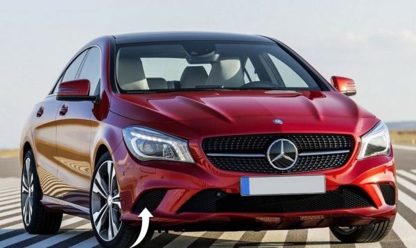 NEW GENUINE MERCEDES BENZ CLA W117 FRONT BUMPER FOG LIGHT COVER GRILL RIGHT O/S A1178850422 - Image 3
